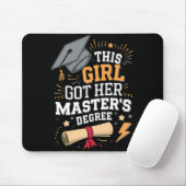 Dieses Mädchen Got ihren Master-Grad-Abschluss Mousepad (Mit Mouse)