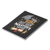 Dieses Mädchen Got ihren Master-Grad-Abschluss Notizblock (Rotiert)