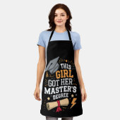 Dieses Mädchen Got ihren Master-Grad-Abschluss Schürze (Getragen)