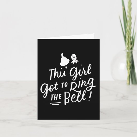 Dieses Mädchen Got, um die Bell Chemo Grad Brust C Karte (Vorderseite)