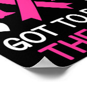 Dieses Mädchen Got, um die Bell Chemo Grad Brust C Poster (Ecke)