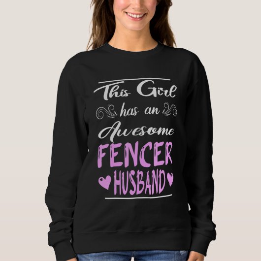 Dieses Mädchen hat ein Phantastisches Fencer-Ehema Sweatshirt (Vorderseite)