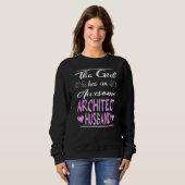 Dieses Mädchen hat einen Phantastischen Architekte Sweatshirt (Vorne ganz)