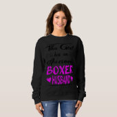 Dieses Mädchen hat einen Phantastischen Boxer-Mann Sweatshirt (Vorne ganz)