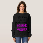 Dieses Mädchen hat einen Phantastischen Drummer-Ma Sweatshirt (Vorne ganz)
