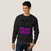 Dieses Mädchen hat einen Phantastischen LKW-Mann Sweatshirt (Vorne ganz)