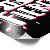 Dieses Mädchen ist die Ermächtigung des Mädchen du Fotodruck (Ecke)