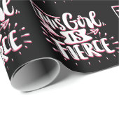 Dieses Mädchen ist die Ermächtigung des Mädchen du Geschenkpapier (Rolleneckpunkt)