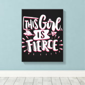 Dieses Mädchen ist die Ermächtigung des Mädchen du Leinwanddruck (Insitu (Holzboden))