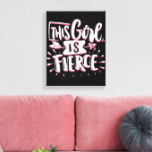 Dieses Mädchen ist die Ermächtigung des Mädchen du Leinwanddruck (Insitu (Wohnzimmer))