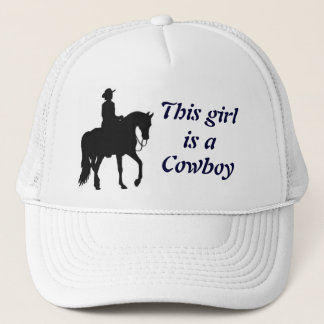 Dieses Mädchen ist ein Cowboy Truckerkappe