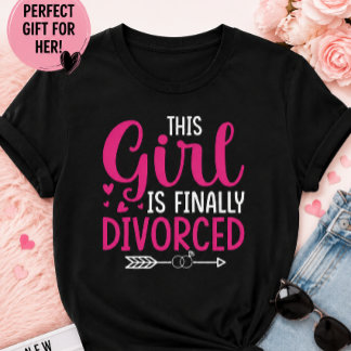 Dieses Mädchen ist endlich geschieden Lustiges für T-Shirt