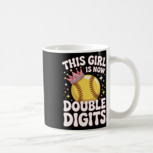 Dieses Mädchen ist jetzt 10 doppelte Ziffern Softl Kaffeetasse