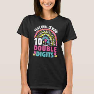 Dieses Mädchen ist jetzt 10 zweistellig 10 Jahre R T-Shirt
