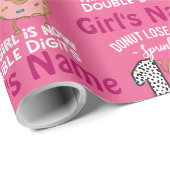 Dieses Mädchen ist jetzt zweistellig, 10. Geburtst Geschenkpapier (Rolleneckpunkt)