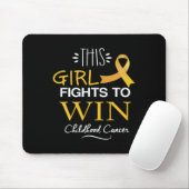 Dieses Mädchen kämpft, um das Bewusstsein für Kreb Mousepad (Mit Mouse)