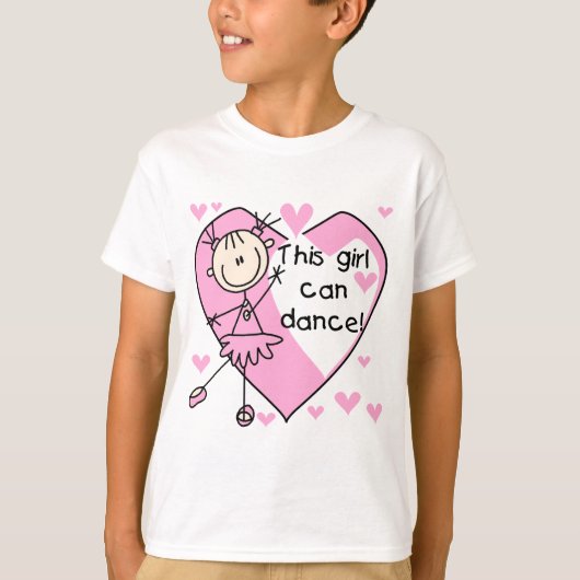 Dieses Mädchen kann T - Shirt und Geschenke tanzen (Vorderseite)