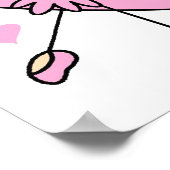 Dieses Mädchen kann T - Shirt und Geschenke tanzen Poster (Ecke)