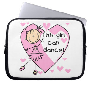 Dieses Mädchen kann Tanz-T-Shirts und Geschenke Laptopschutzhülle