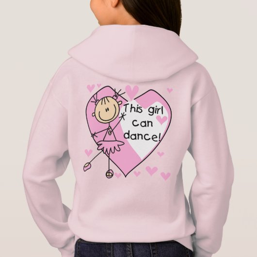 Dieses Mädchen kann tanzen Hoodie (Rückseite)