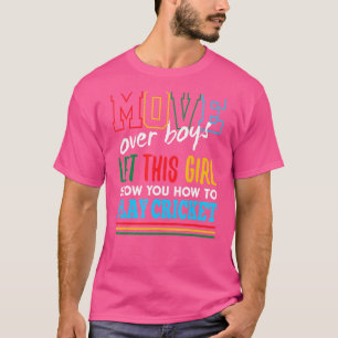 Dieses Mädchen lasse dir, wie man Cricket Funny C T-Shirt