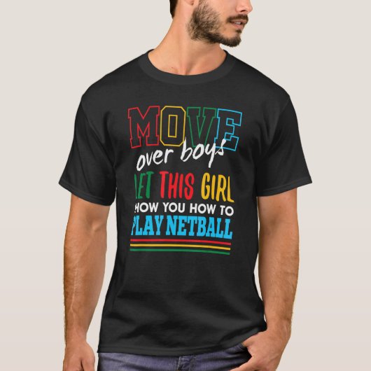 Dieses Mädchen lasse dir, wie man Netball Funny sp T-Shirt (Vorderseite)