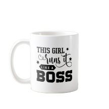 Dieses Mädchen lässt es mögen einen Chef laufen