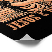 Dieses Mädchen läuft auf Jesus und Pferde Cowboy R Poster (Ecke)