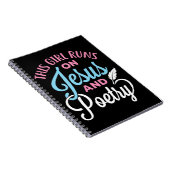 Dieses Mädchen läuft auf Jesus und Poesie Notizblock (Rechte Seite)