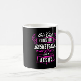 Dieses Mädchen läuft auf Sketll und Jesus Geschenk Kaffeetasse