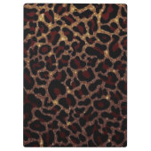 Dieses Mädchen Leopardendruck Clipboard Klemmbrett (Rückseite)