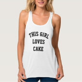 Dieses Mädchen Liebe Cake Tank Top (Vorderseite)