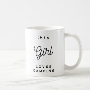 Dieses Mädchen-Liebe-Camping - Campings-Tassen Kaffeetasse