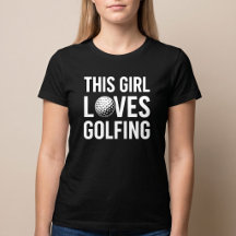 Dieses Mädchen Liebe Golfspielen