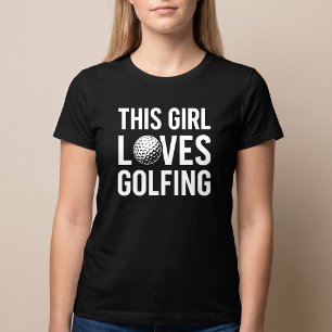 Dieses Mädchen Liebe Golfspielen T-Shirt