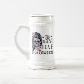 Dieses Mädchen Liebe Halloween Bierglas (Links)