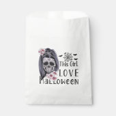 Dieses Mädchen Liebe Halloween Geschenktütchen (Vorderseite)