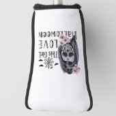 Dieses Mädchen Liebe Halloween Golf Headcover (Rotieren 90)