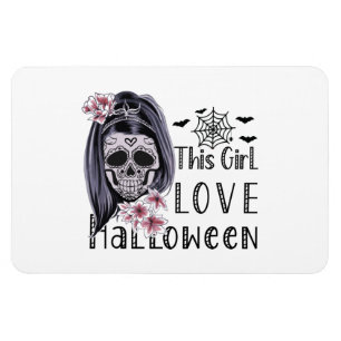 Dieses Mädchen Liebe Halloween Magnet