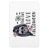 Dieses Mädchen Liebe Halloween Magnet (Vertikal)