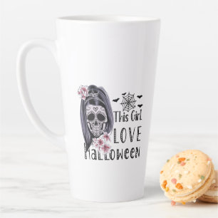 Dieses Mädchen Liebe Halloween Milchtasse