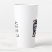 Dieses Mädchen Liebe Halloween Milchtasse (Vorderseite)