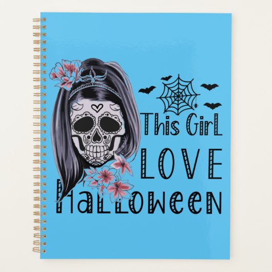 Dieses Mädchen Liebe Halloween Planer (Vorderseite)