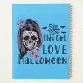 Dieses Mädchen Liebe Halloween Planer (Rückseite)