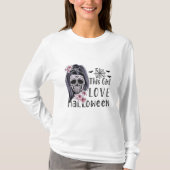 Dieses Mädchen Liebe Halloween T-Shirt (Vorderseite)