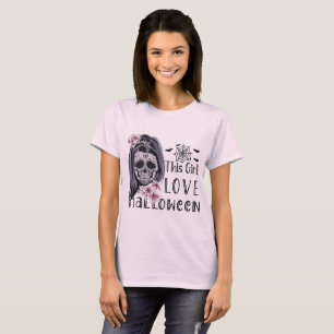 Dieses Mädchen Liebe Halloween T-Shirt