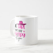 Dieses Mädchen Liebe ihr Landleben Kaffeetasse (Vorderseite Links)