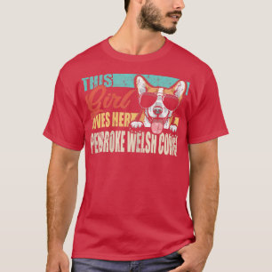 Dieses Mädchen Liebe ihr Pembroke Welsh Corgi Cool T-Shirt