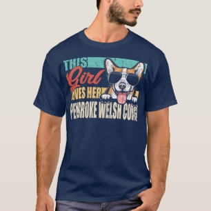 Dieses Mädchen Liebe ihr Pembroke Welsh Corgi Cool T-Shirt