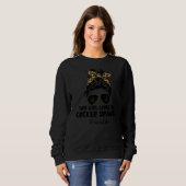 Dieses Mädchen Liebe ihrem Cocker Spaniel Messy Bu Sweatshirt (Vorne ganz)